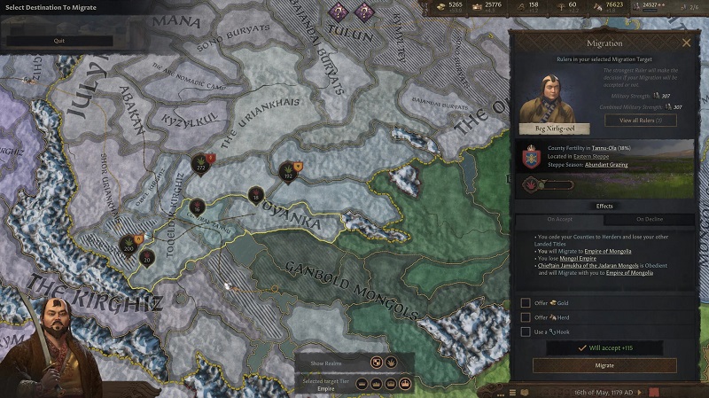 Изображение к DLC Khans of the Steppe для Crusader Kings 3