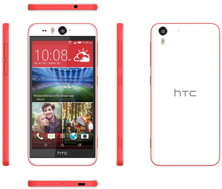 Смартфон HTC Desire Eye с 13-мегапиксельной фронтальной камерой для селфи в Украине с декабря-2