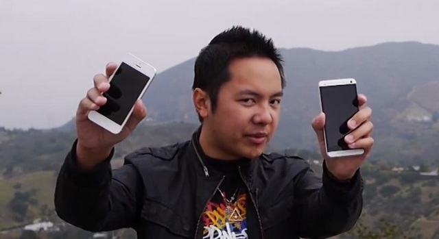 Видео с краш-тестом HTC One и iPhone 5 Видео с краш-тестом HTC One и iPhone 5