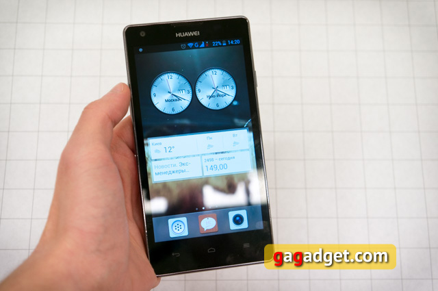 Обзор смартфона Huawei Ascend G700