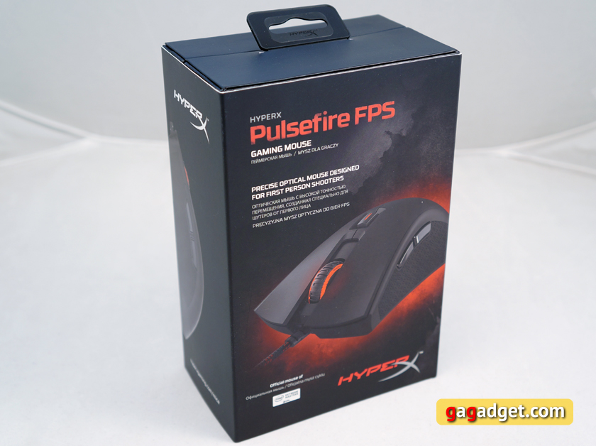 Обзор игровой мышки HyperX Pulsefire FPS для шутеров от первого лица-3