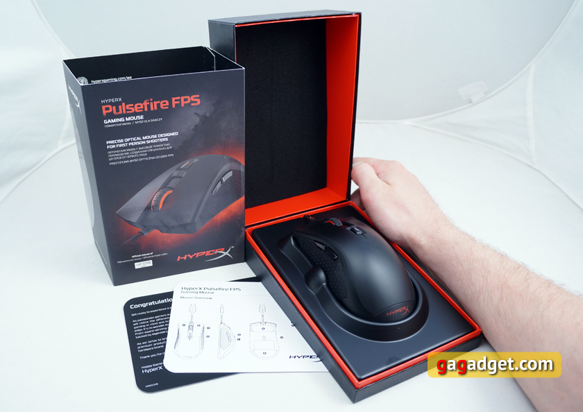 Обзор игровой мышки HyperX Pulsefire FPS для шутеров от первого лица-4