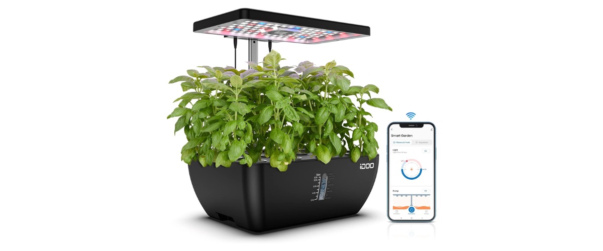 Système de culture hydroponique iDOO 12-Pods WiFi