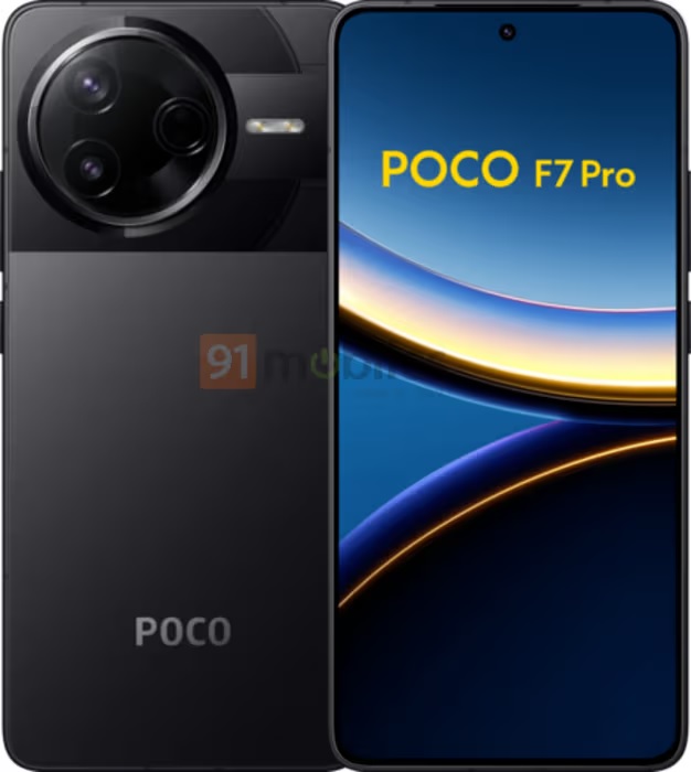 Poco F7 Pro у сріблястому кольорі