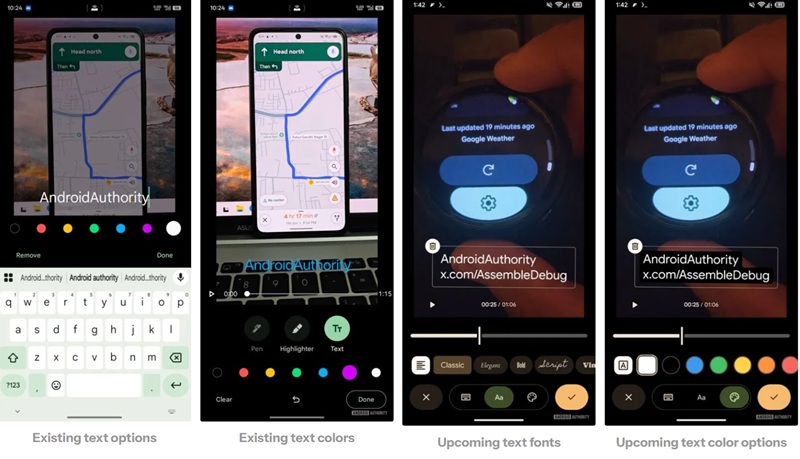 Preliminary preview of the new Google Photos photo editor interface on Android