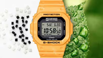 Bright yellow G-Shock design