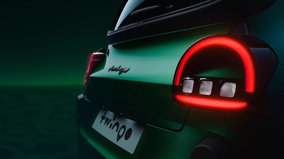 Фронтальний вид Renault Twingo