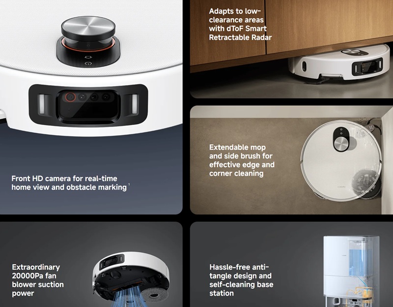 Xiaomi Robot Vacuum 5 Pro в інтер'єрі Xiaomi Robot Vacuum 5 Pro