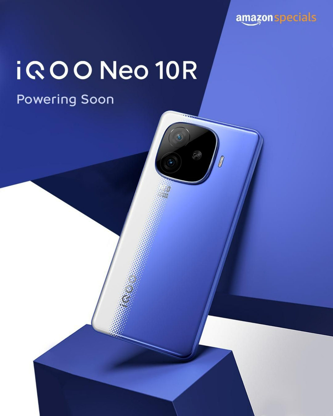 iQOO Neo 10R en couleur Raging Blue