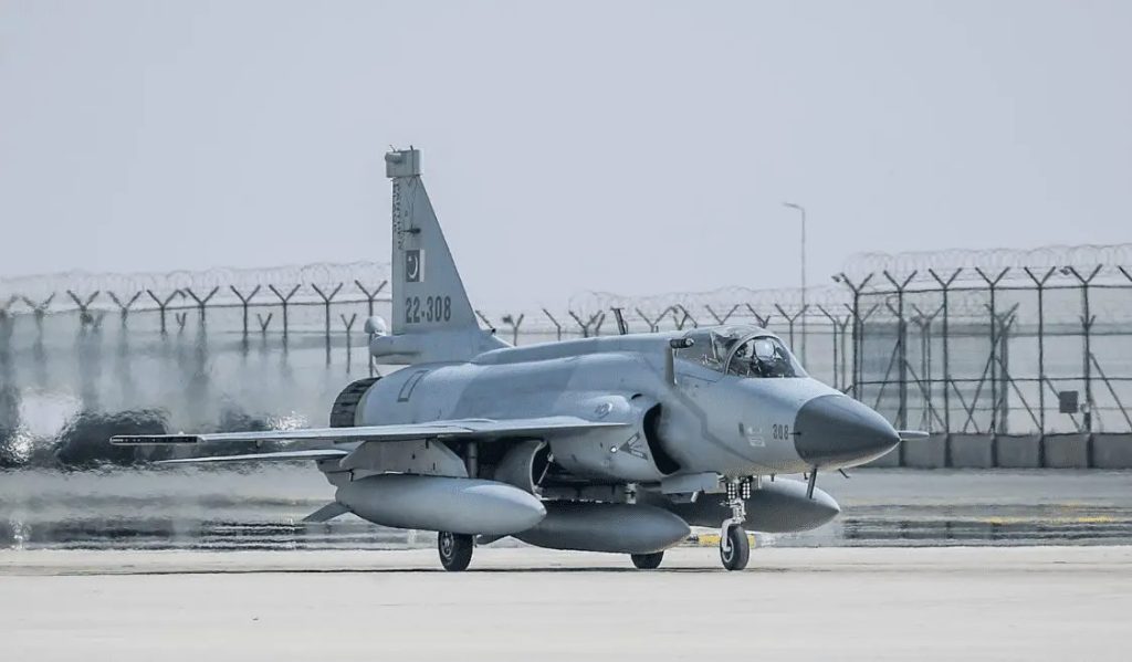 Un avion de chasse JF-17. Illustration : Armée de l'air pakistanaise