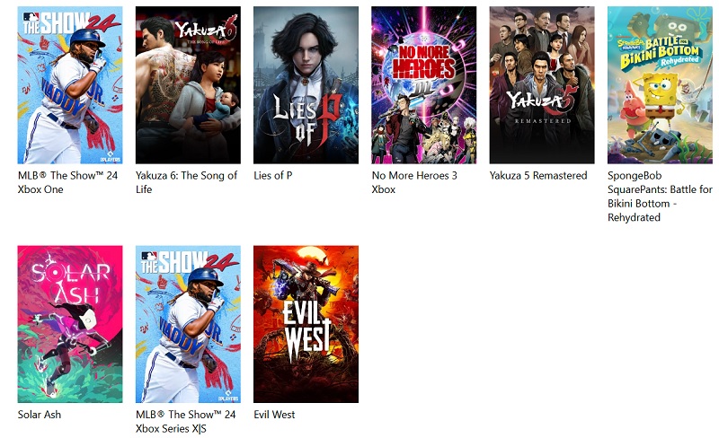 Liste des jeux retirés du Game Pass