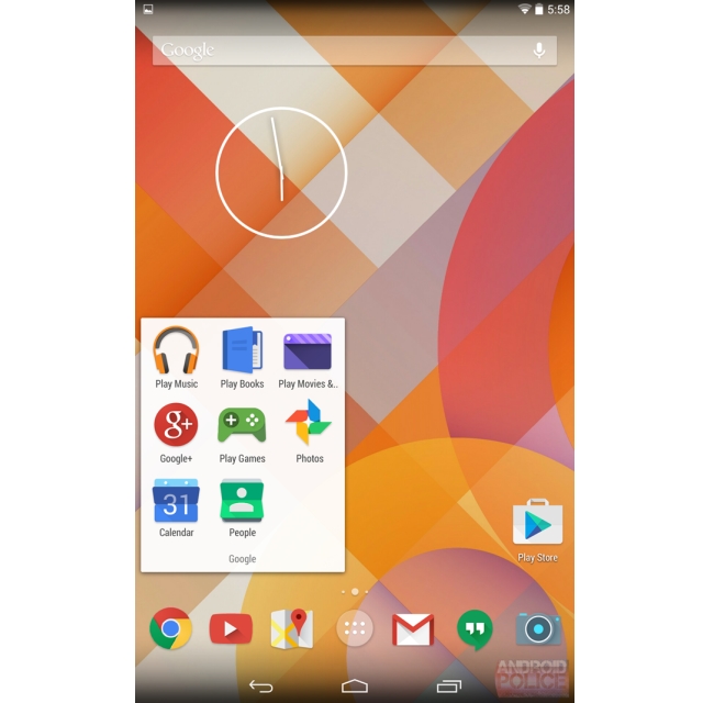 Скриншоты возможного будущего внешнего вида Android
