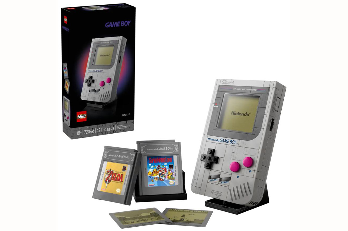 LEGO Game Boy with accessories