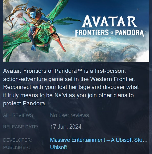 Наступного тижня Avatar: Frontiers of Pandora вийде в Steam: Ubisoft розкрила секрет завчасно-2