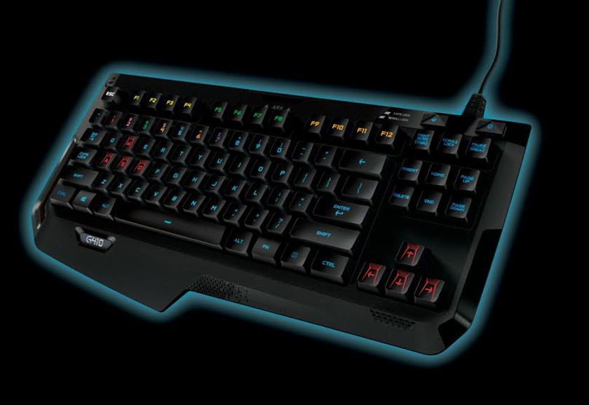 Logitech G410 Atlas Spectrum TKL: геймерская механическая клавиатура без цифрового блока