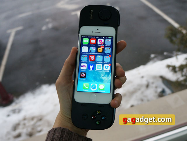 Обзор чехла-контроллера для iPhone Logitech PowerShell Controller + Battery-7