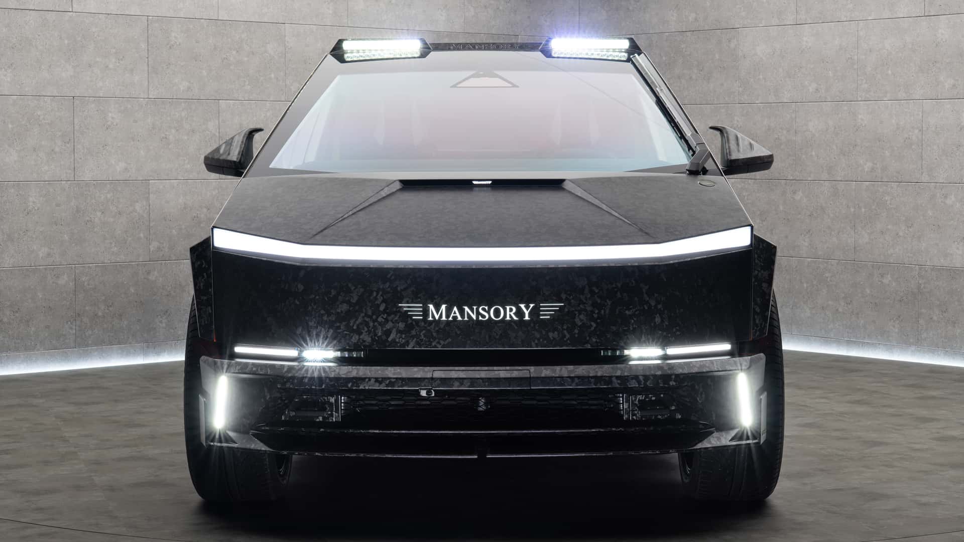 Mansory Elongation Tesla Cybertruck Side View