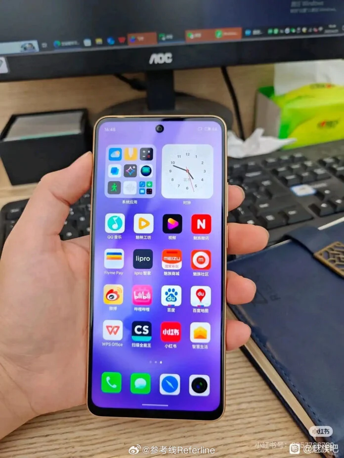 A picture of the Meizu Note 16 smartphone