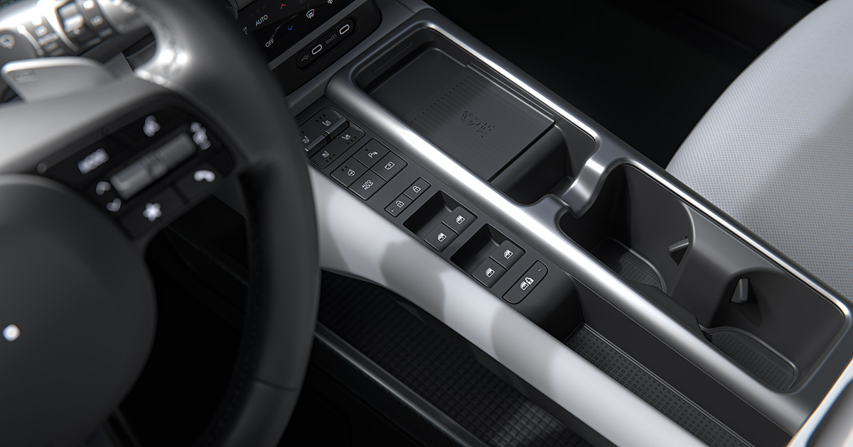 New Hyundai Ioniq 6 steering wheel