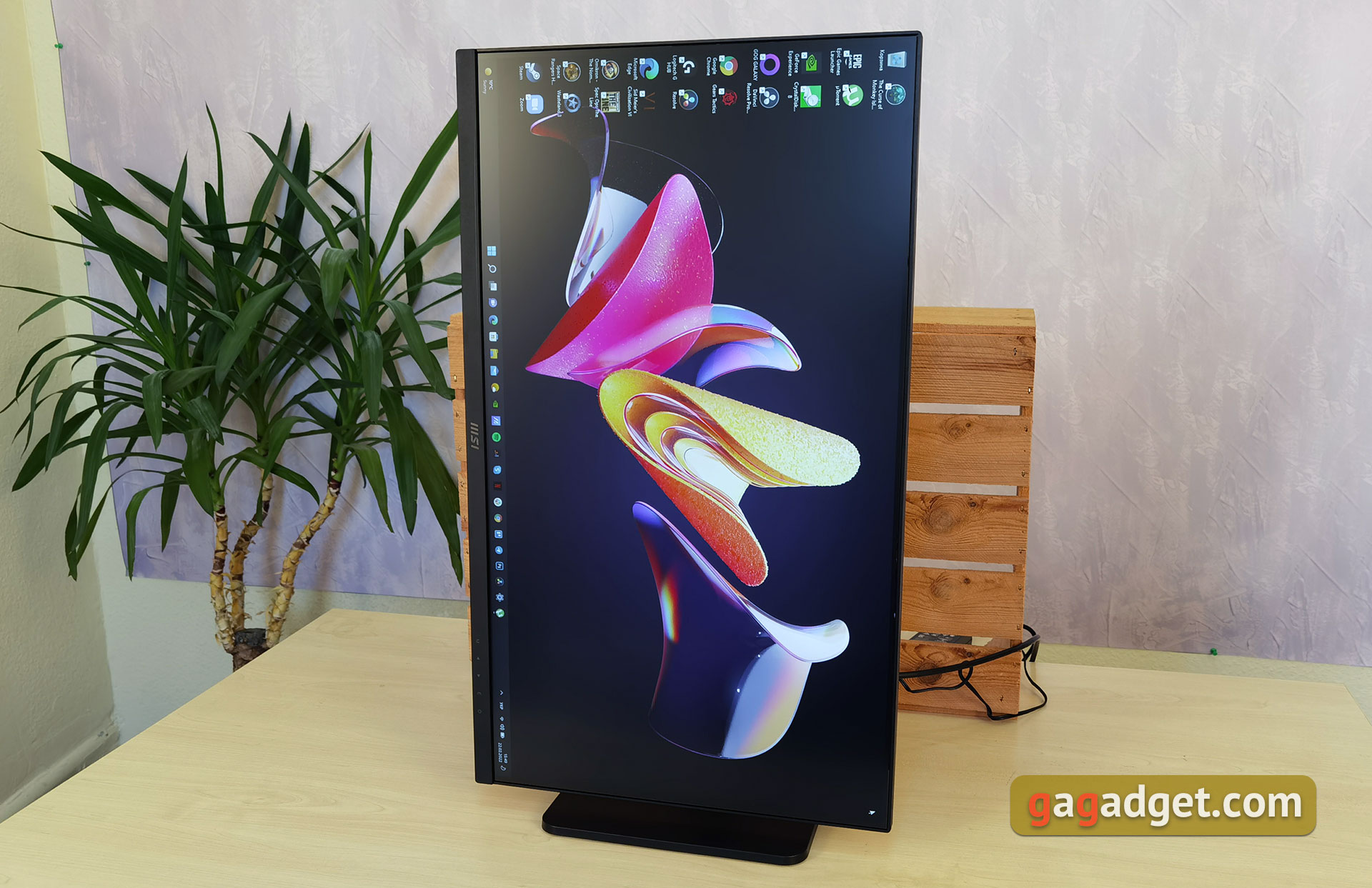 Présentation du MSI Modern MD271P : moniteur de bureau 75 Hz-31