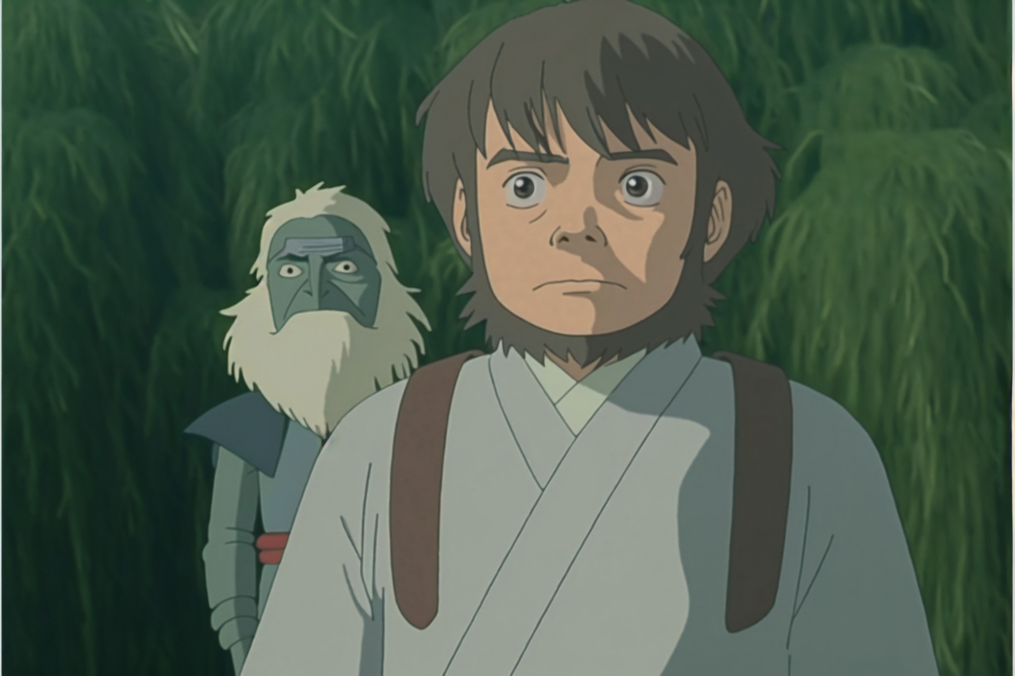 Nijijourney neural network depicts iconic Star Wars characters in Studio Ghibli style-6