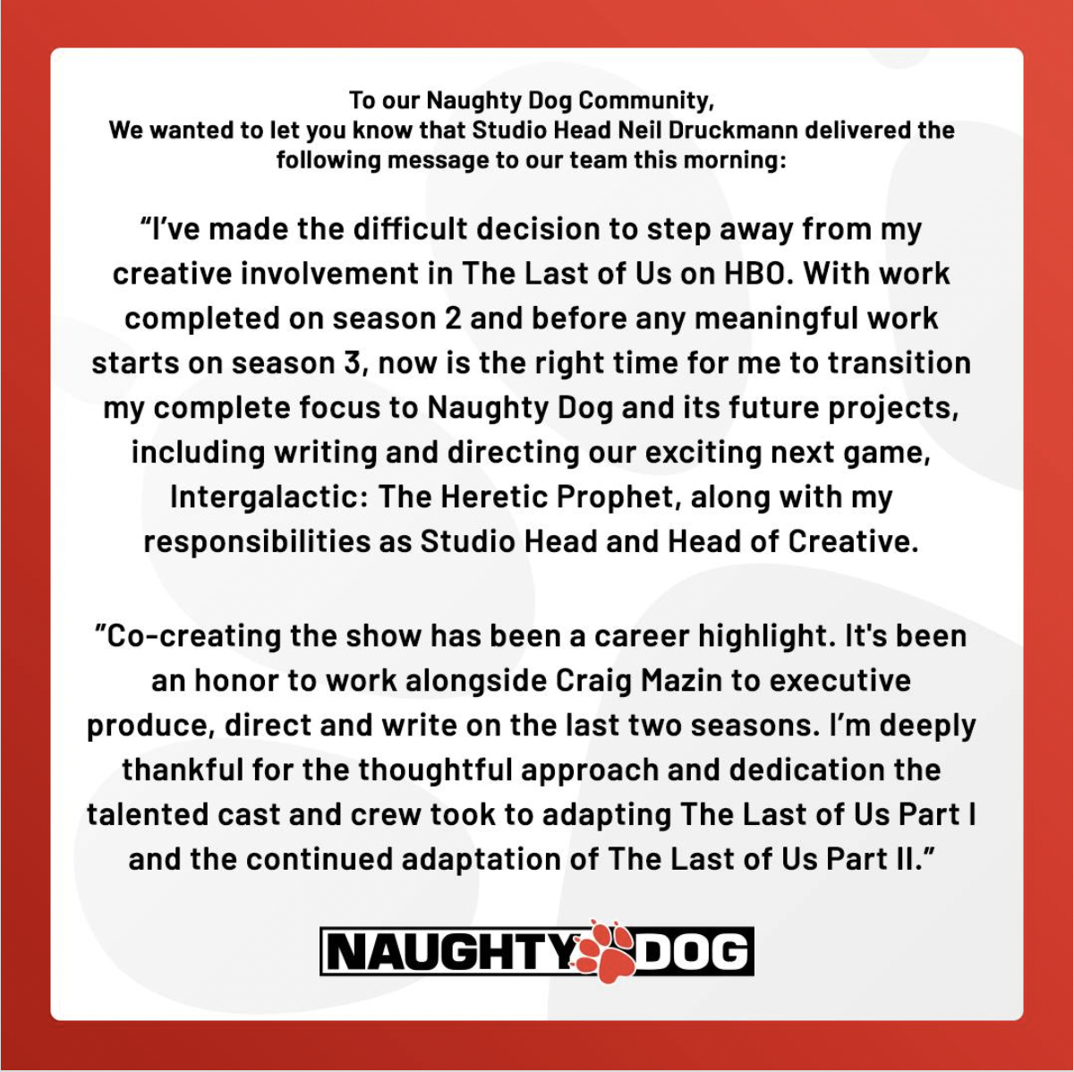 Логотип студии Naughty Dog