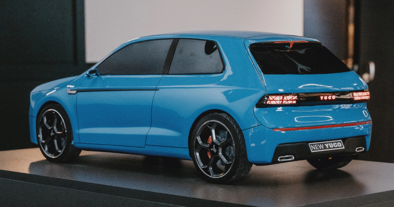 Design du nouveau Yugo avec des lignes nettes