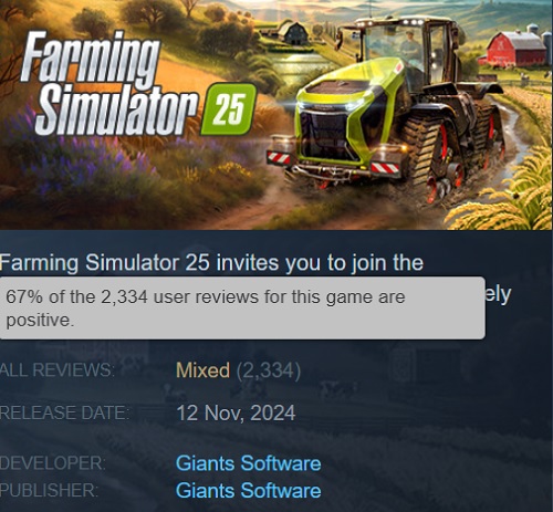 Farming is more popular than high fantasy: Farming Simulator 25's online peak far exceeded that of Dragon Age: The Veilguard-3