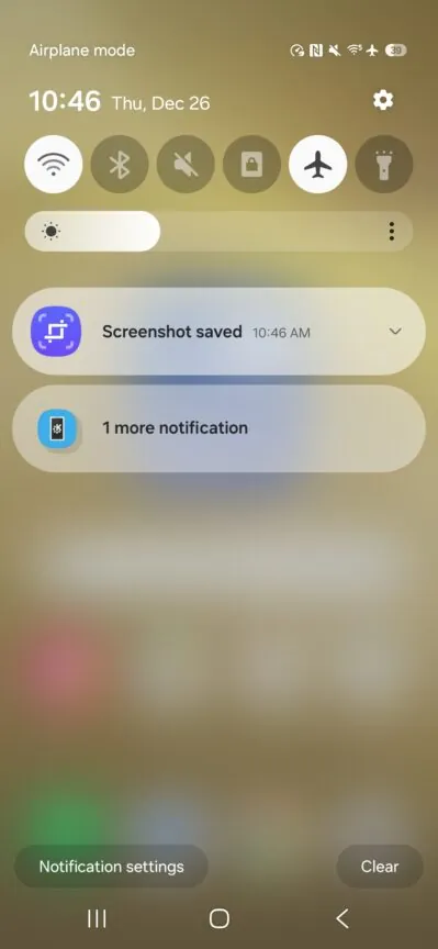 Filtrer les notifications en arrière-plan dans One UI 7.0
