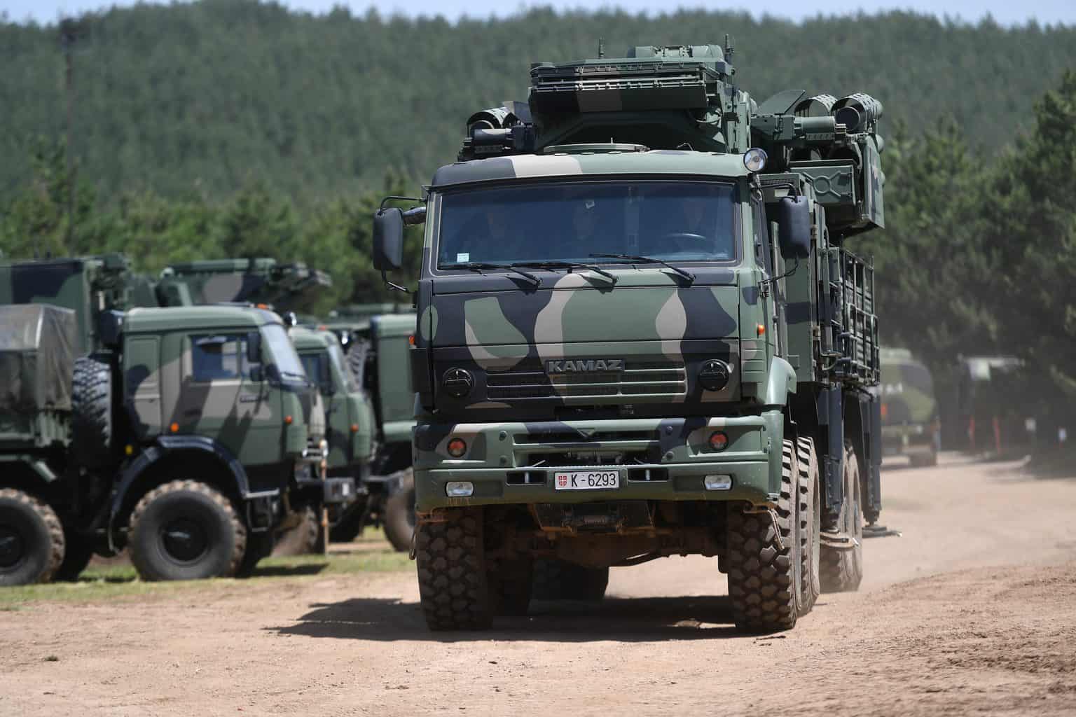 Pantsir-C1 complex of the Serbian Armed Forces