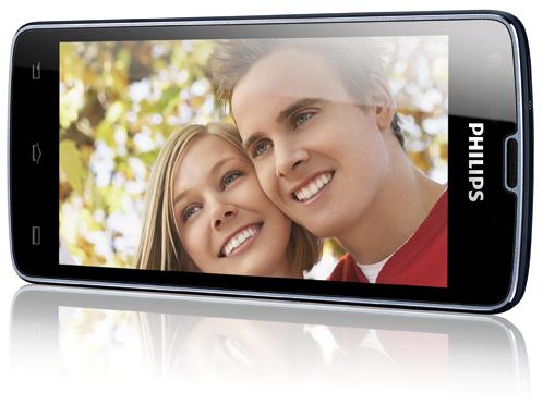 Долгоиграющий смартфон с четырехъядерным процессором Philips Xenium W8510-5
