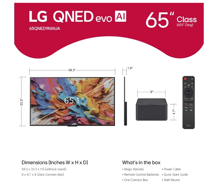 LG QNED9MA систему відтворення