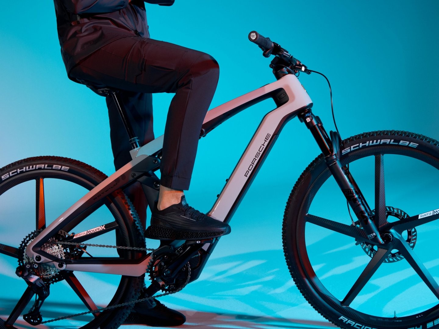 The Porsche eBike Sport electric bike in action