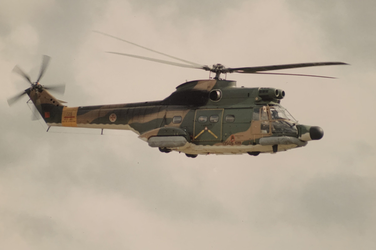 SA-330S Puma helicopter of Portugal
