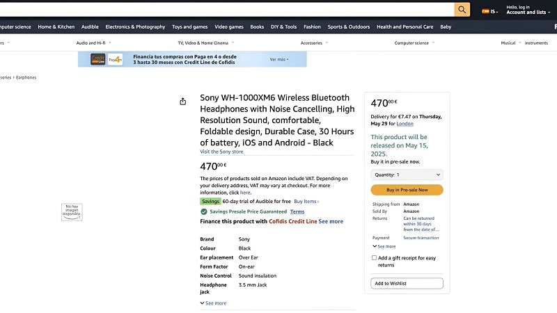 Скріншот з Amazon