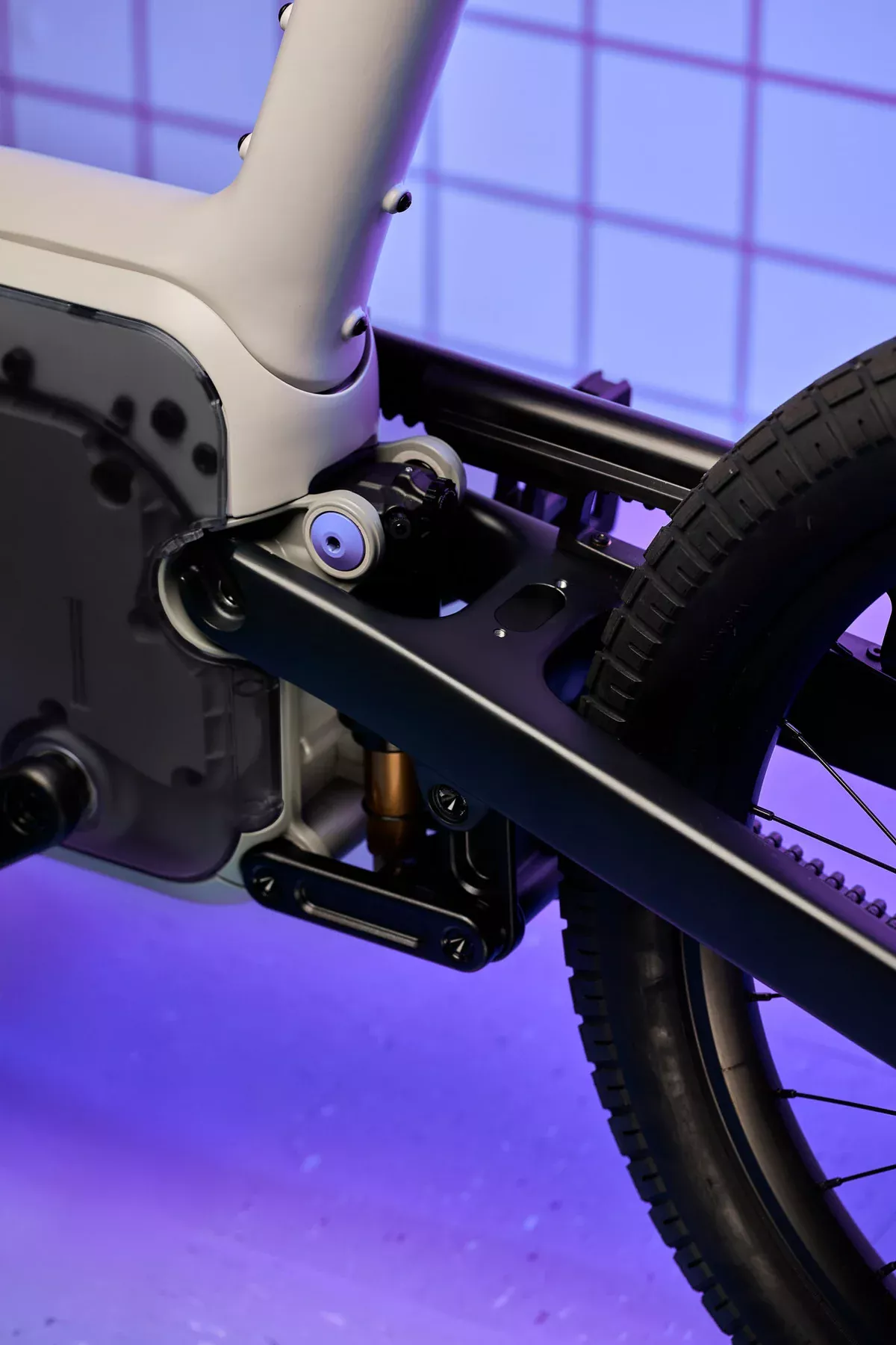 Rear Suspension of Rivian TM-B Also