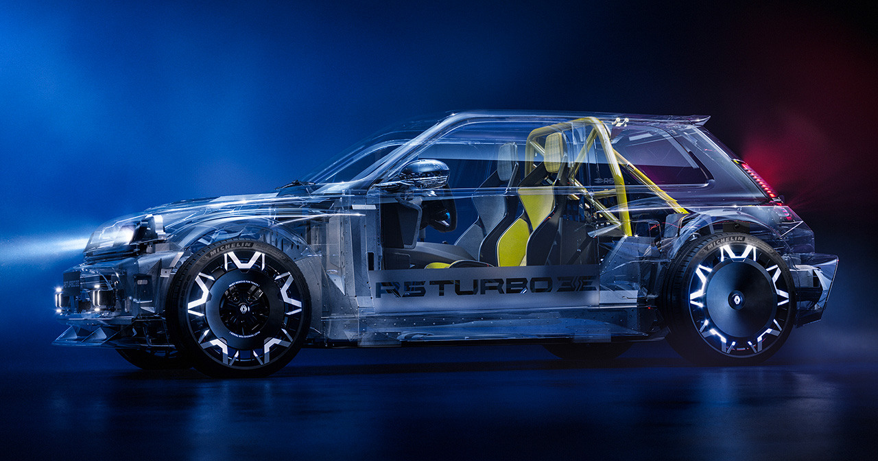 Renault 5 Turbo 3E with supercar styling