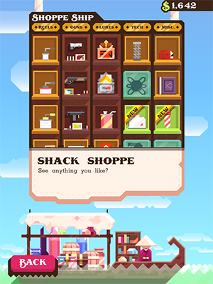 Игры для iOS. Обзор Ridiculous Fishing-7 Игры для iOS. Обзор Ridiculous Fishing-7