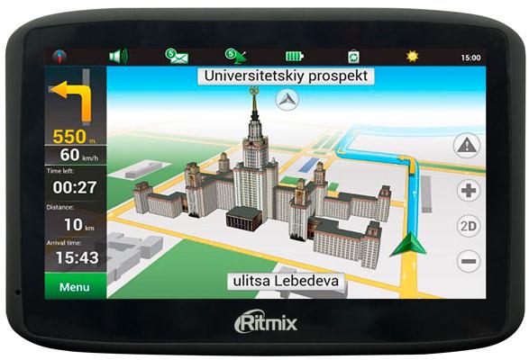 Три новых навигатора Ritmix с диагоналями 5 и 6 дюймов
