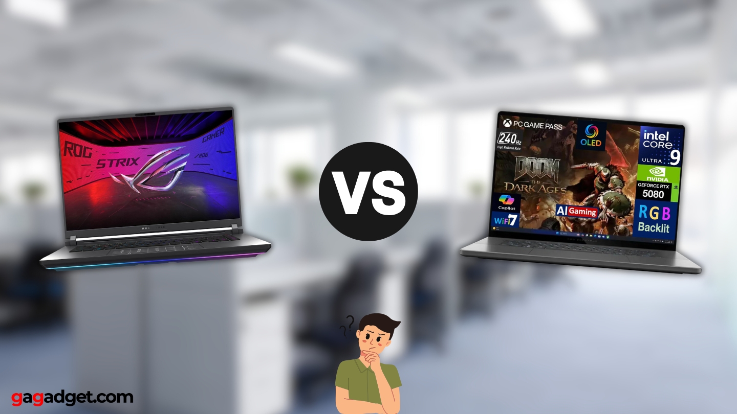 ROG Strix G16 contre ROG Zephyrus G16