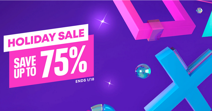 The PlayStation Store continues the Holiday Sale until January 18. Sony exclusives, subscriptions, shooters and other games with up to 75% discounts