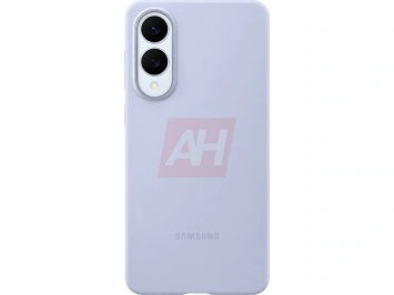 Blue silicone case for Samsung Galaxy S25 Edge