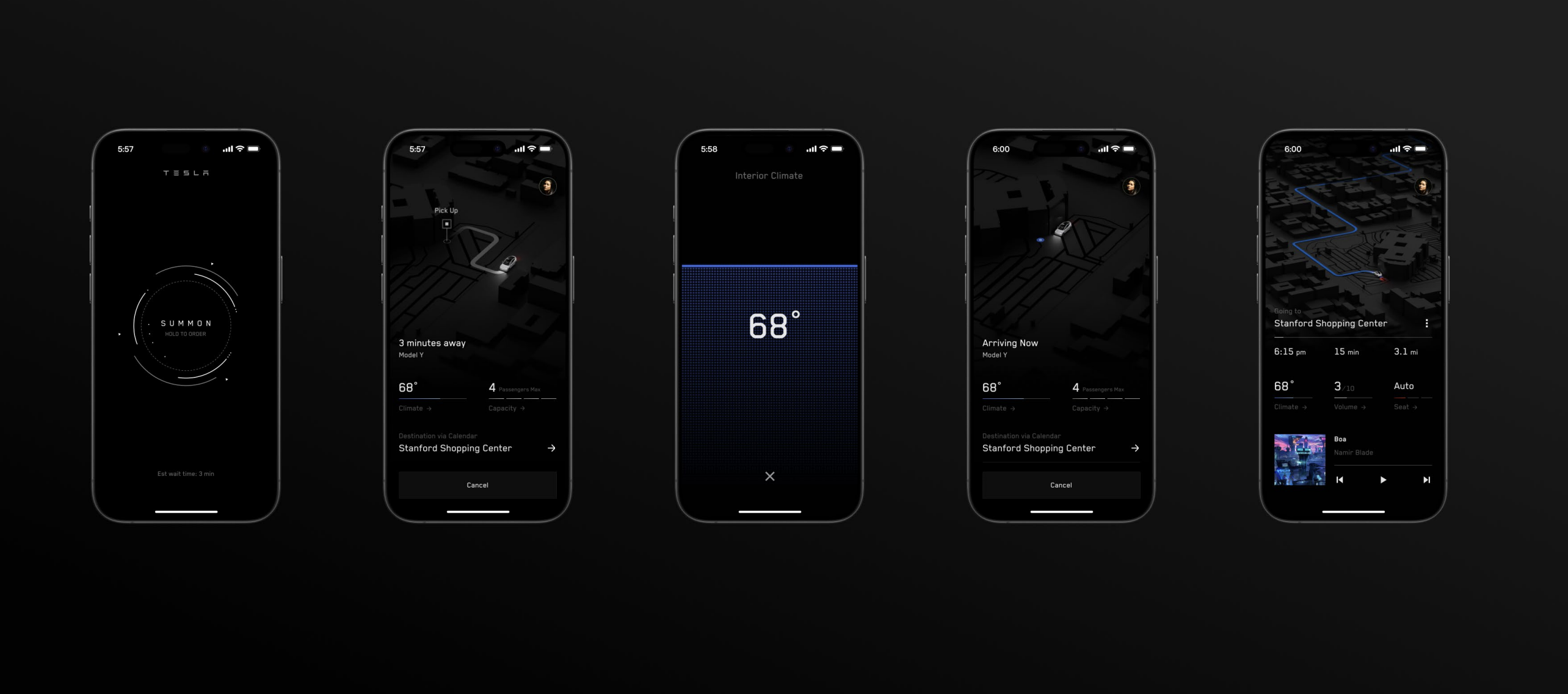 Tesla has zatised the robotaxi calling feature in its app