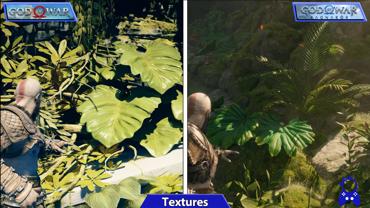 Insane progress: blogger compares PC version of God of War 2018 on Ultra settings and God of War Ragnarok on PlayStation 5-12
