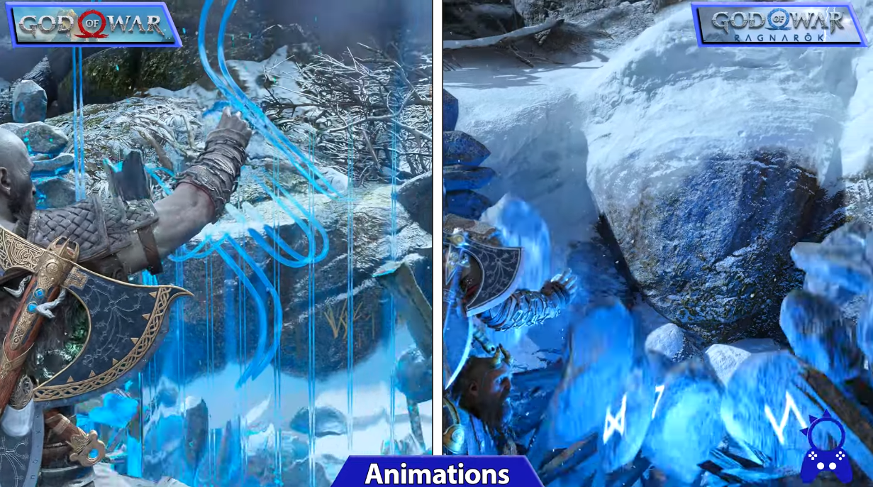 Insane progress: blogger compares PC version of God of War 2018 on Ultra settings and God of War Ragnarok on PlayStation 5-13