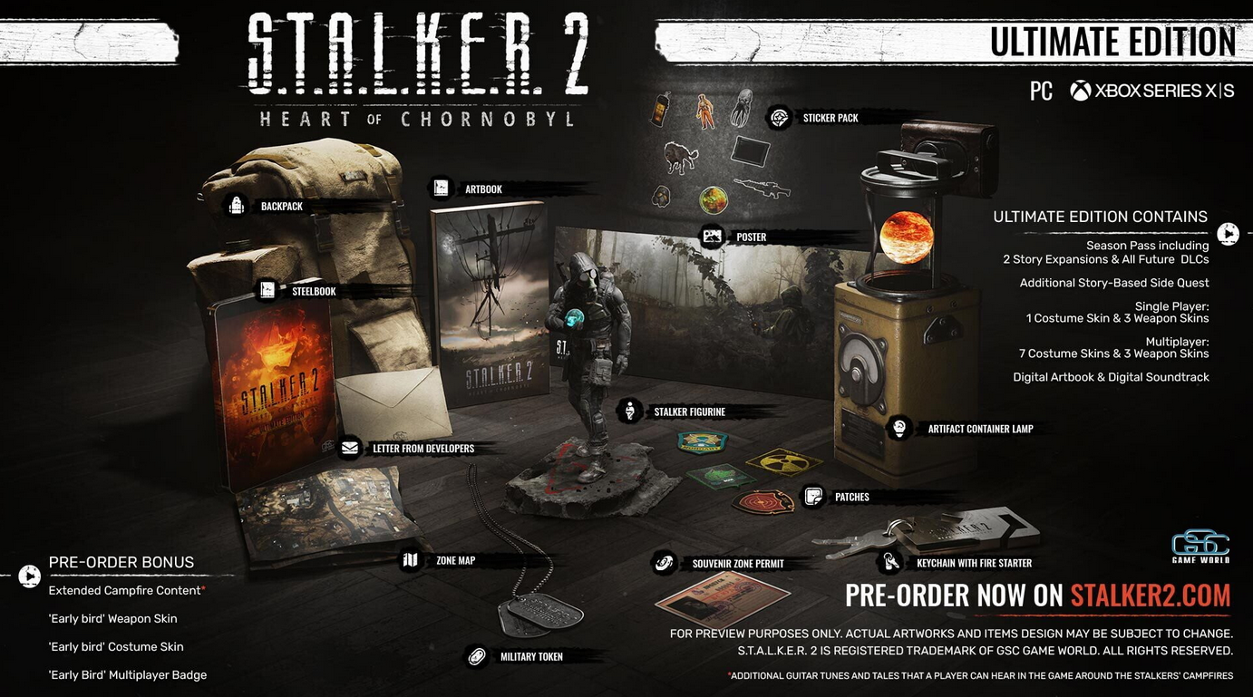 Ціна колекційного видання S.T.A.L.K.E.R. 2: Heart of Chornobyl зросте на 40 доларів: з $340 до $380-2