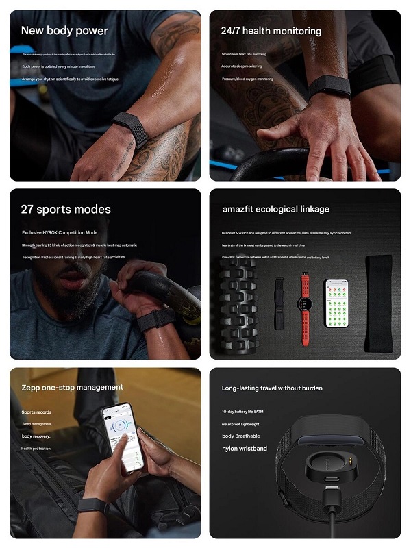 Фітнес-трекер Amazfit Helio Strap