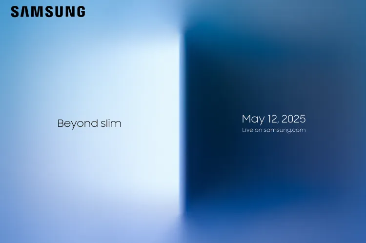 Тизер презентації Galaxy S25 Edge