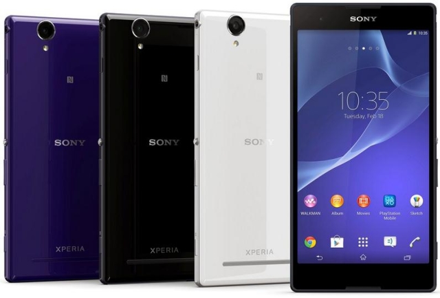 6-дюймовые "плафоны" Sony Xperia T2 Ultra, Ultra dual и музыкальный Xperia E1