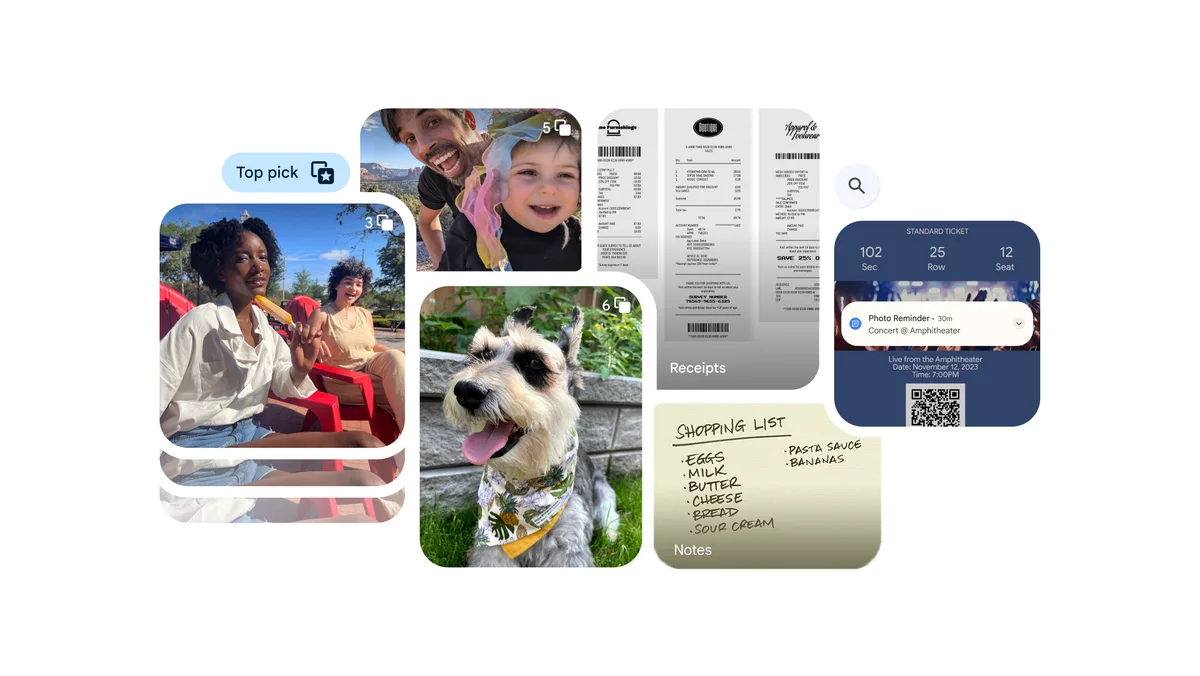 Google Photos propose de nouvelles fonctionnalités basées sur l'intelligence artificielle pour organiser les photos dans la galerie
